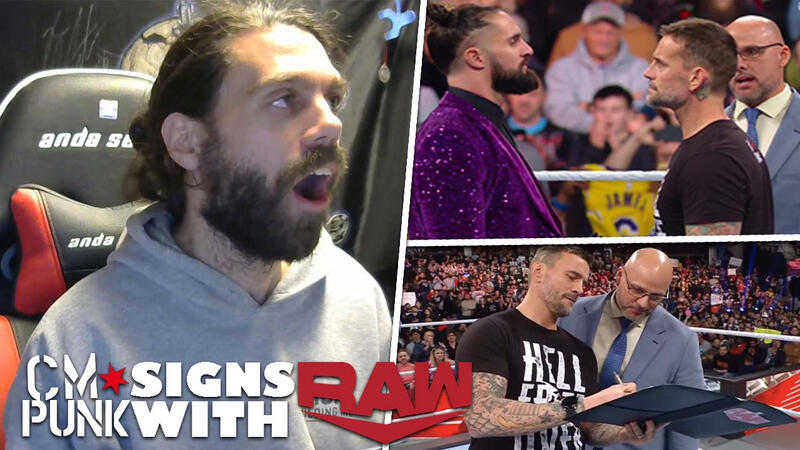 CM PUNK SIGNS WITH RAW... THEN THIS HAPPENED!
