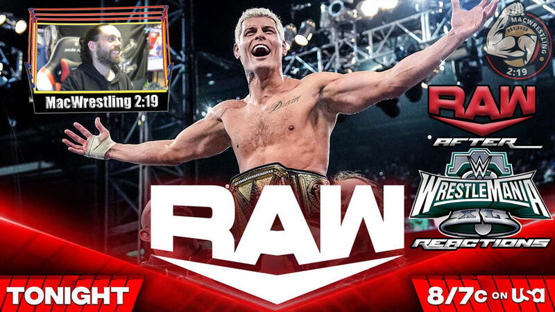 WWE RAW April 15th, 2024. Cody Rhodes Promo Watch Along! (MacWrestling2:19 Reactions!)